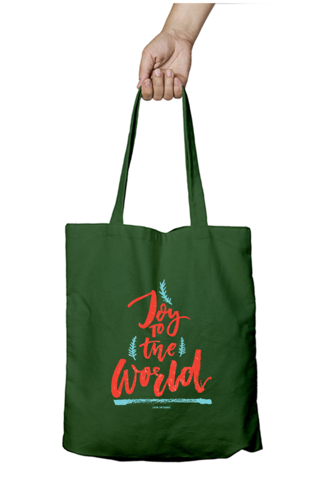 Joy to the World - Typography Tote