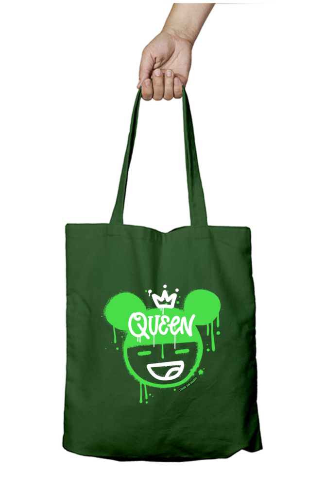 Queen Art Tote Bag with Zipper