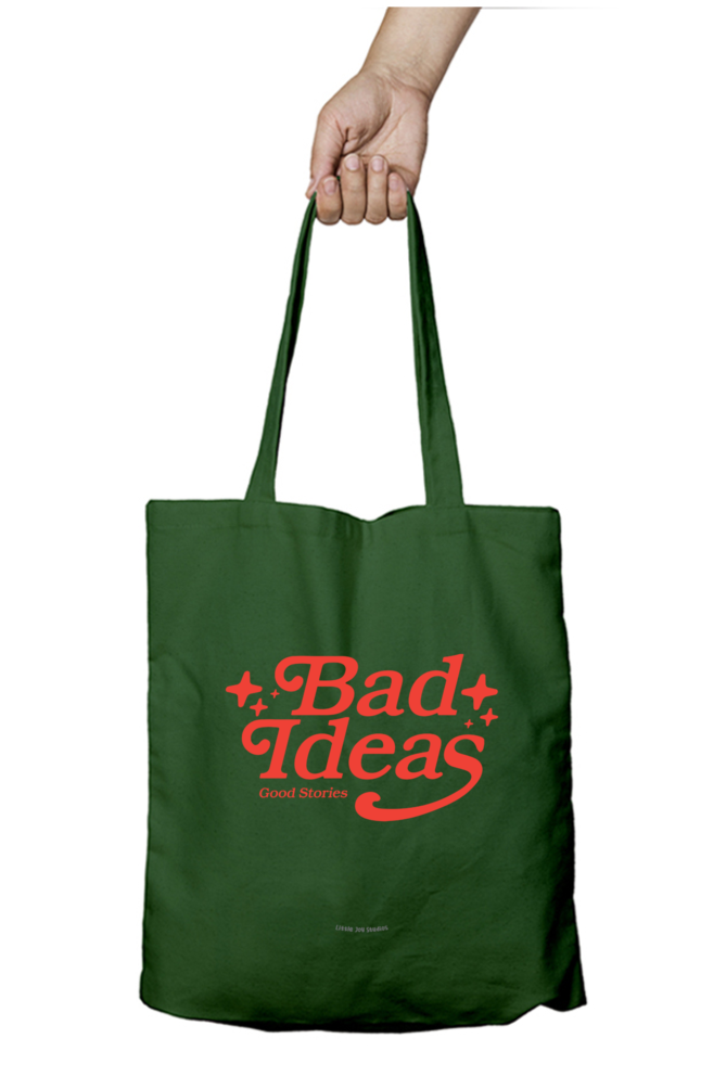 Bad Ideas Typographical Design Tote