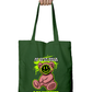 Artistic Tote Bag with Zipper