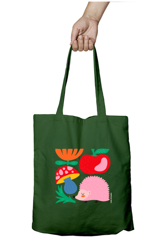 Artistic Tote with Zipper