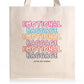 Emotional Baggage - Typography | Tote Bag, Non Zipped