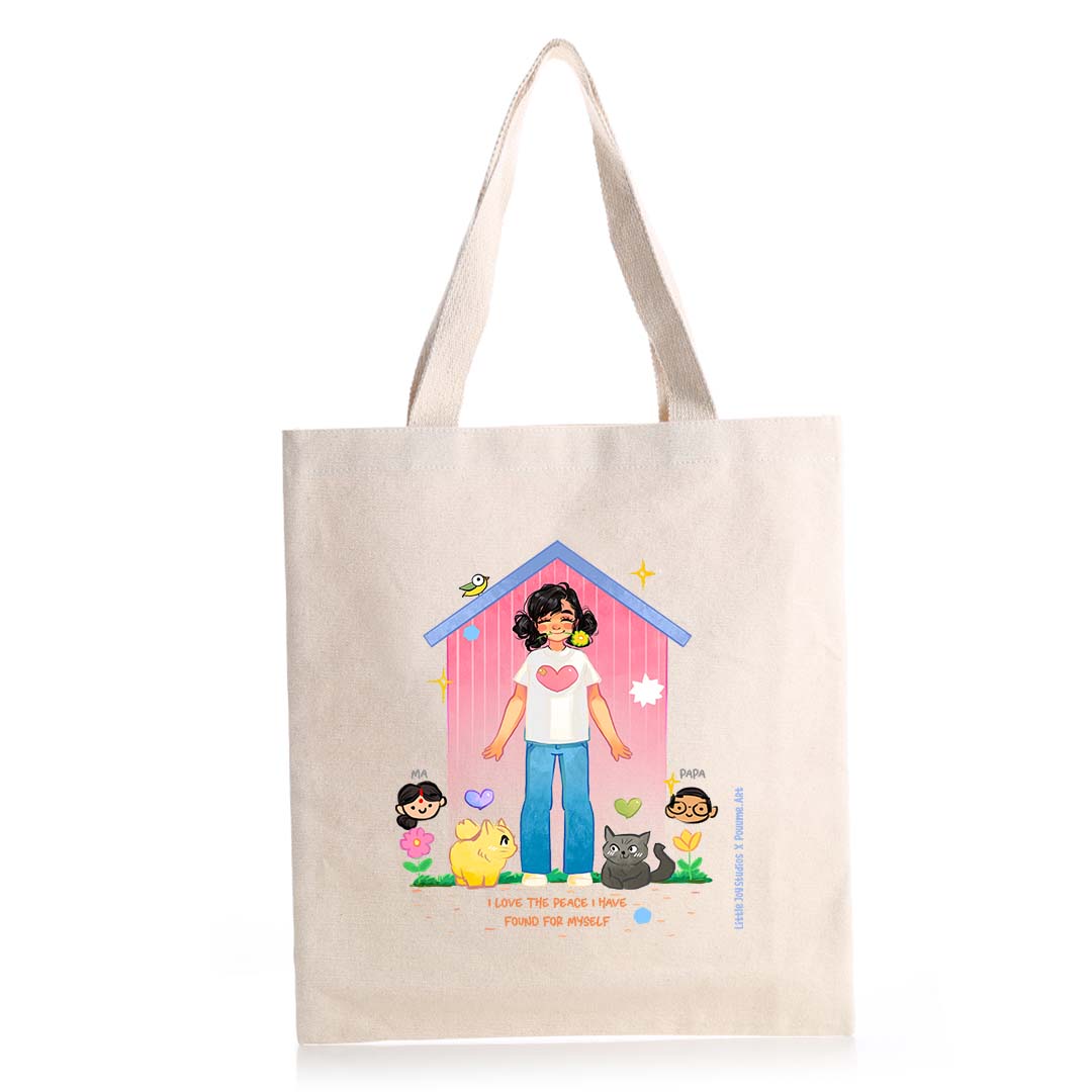 I Love the peace I have - Tote by Pouume.Art