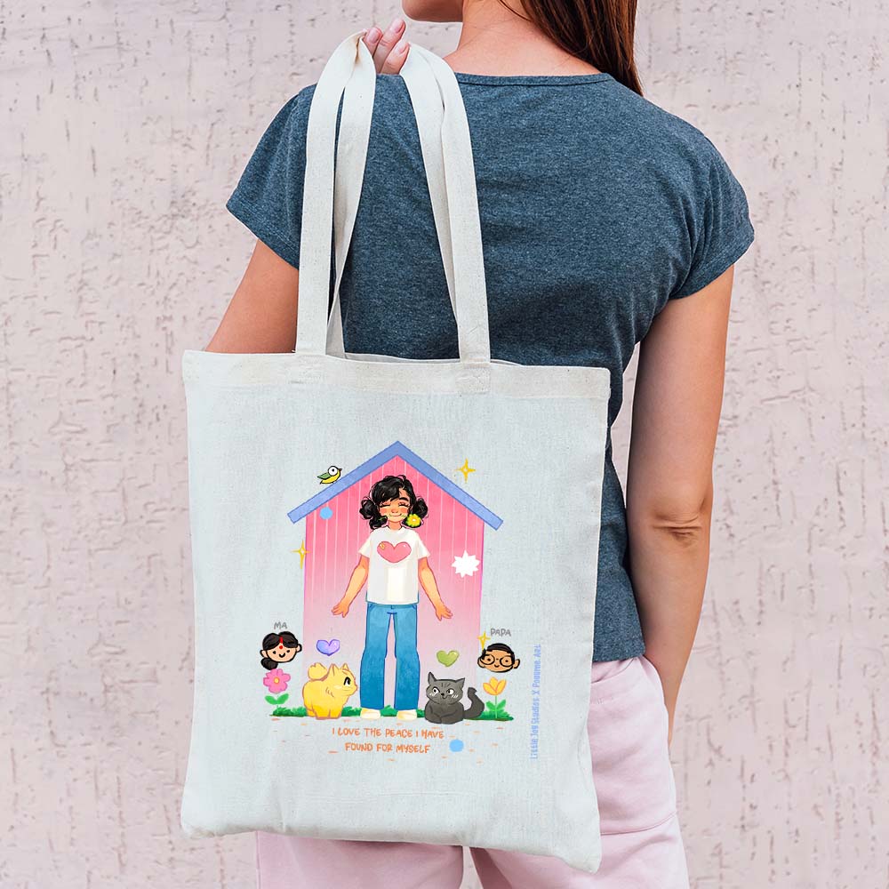 I Love the peace I have - Tote by Pouume.Art