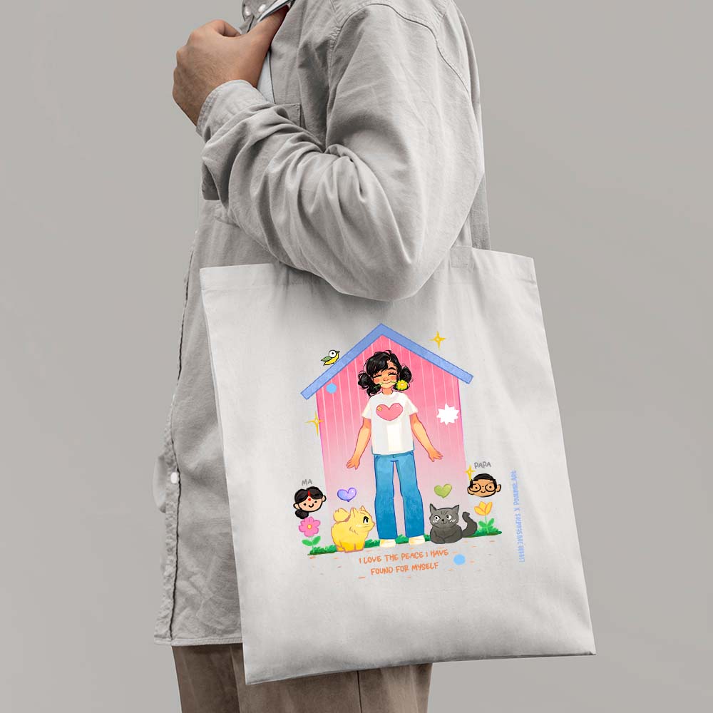 I Love the peace I have - Tote by Pouume.Art