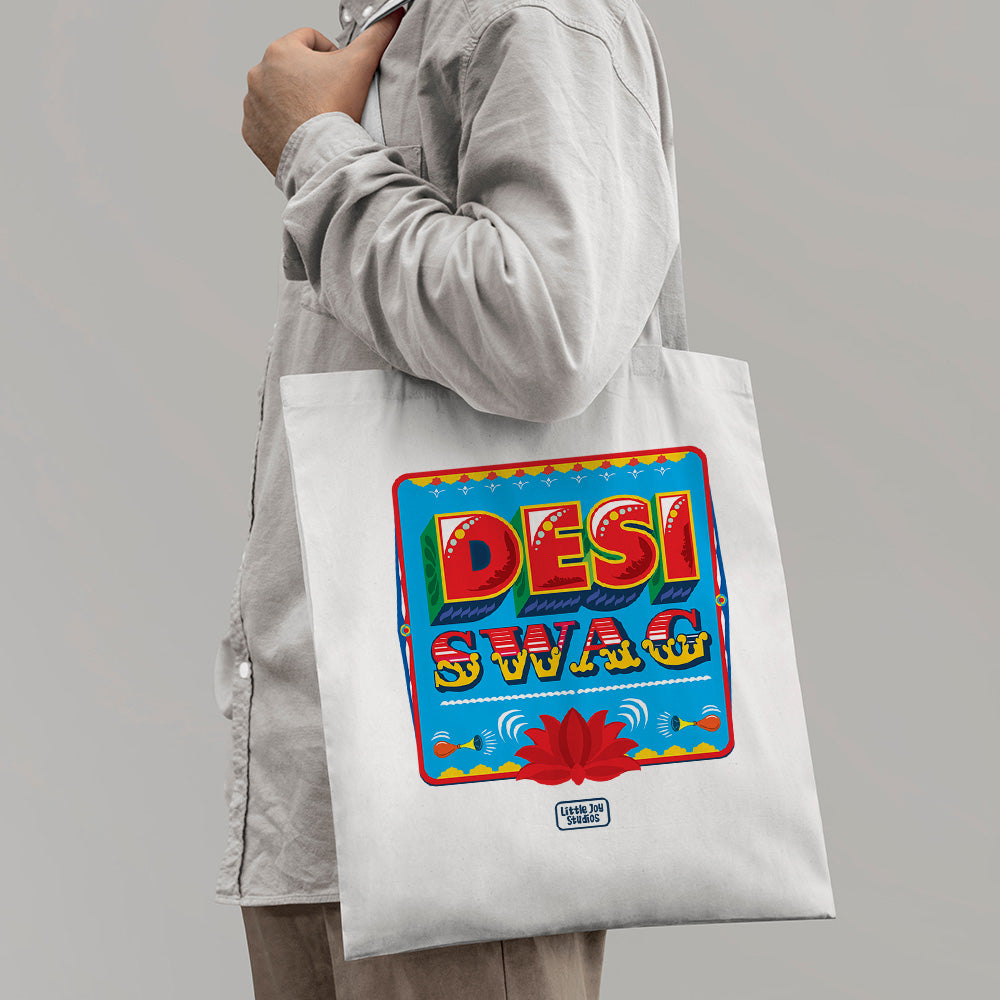 Desi Swag - Tote Bag with Zipper