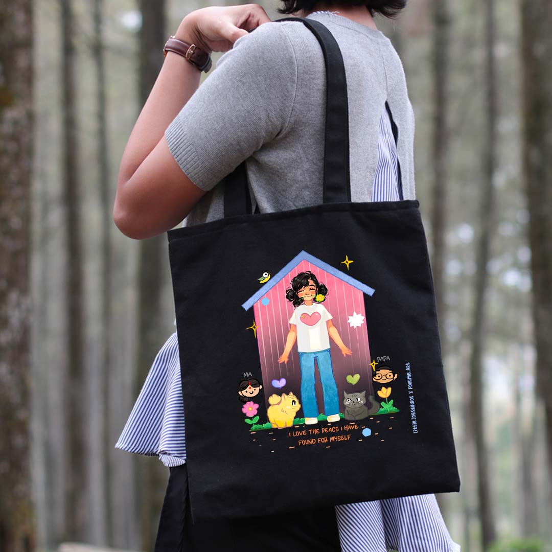 I Love the peace I have - Tote by Pouume.Art