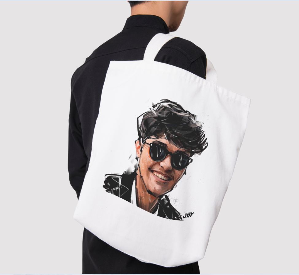 Detailed Portrait Art - Tote