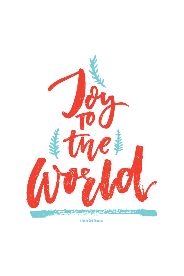 Joy to the World - Typography Tote