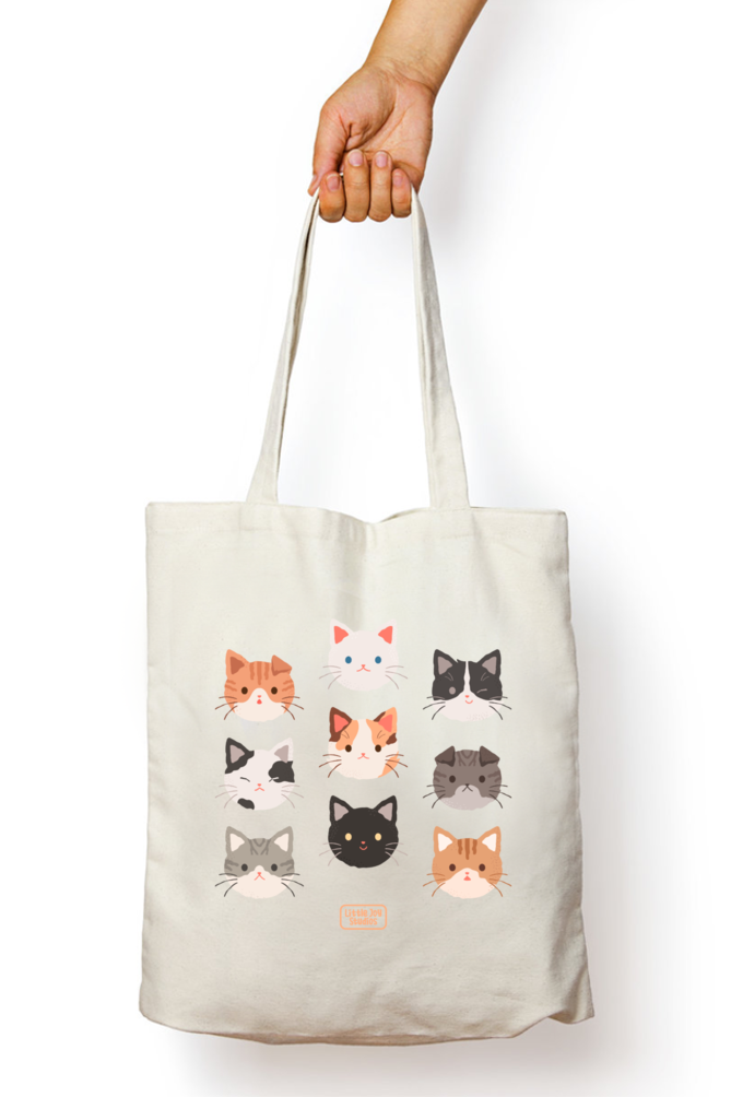 Cat Pattern Design - Tote Bag