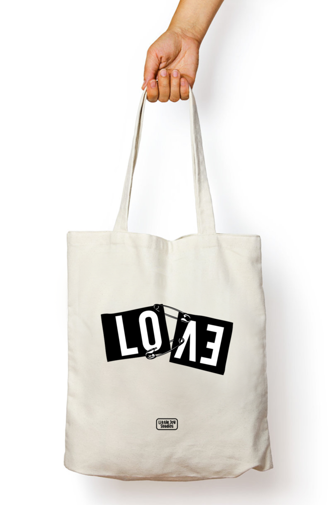 Love - Typography Art Tote Bag