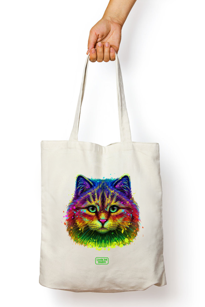 Cool Cat Art - Tote Bag