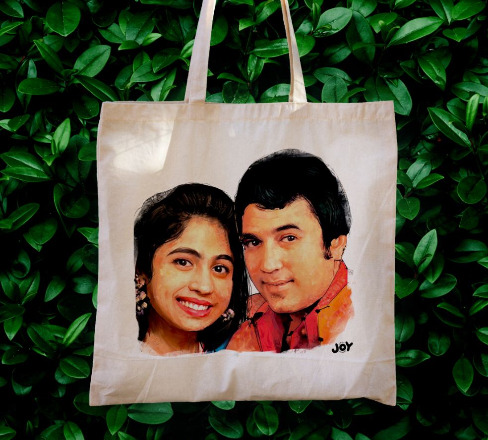 Detailed Portrait Art - Tote