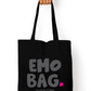 Emo Bag - Typography | Tote Bag with Zipper