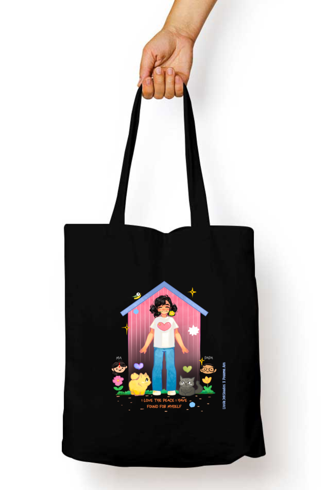 I Love the peace I have - Tote by Pouume.Art