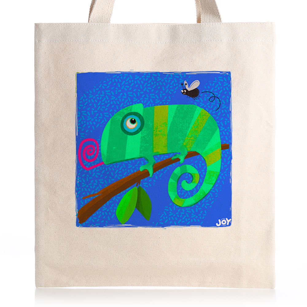 Chameleon Art Tote Bag