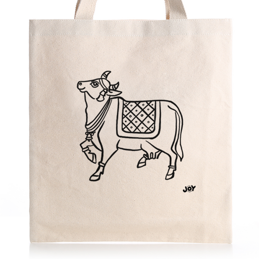 Holy Cow Illustrations Art Tote Bag