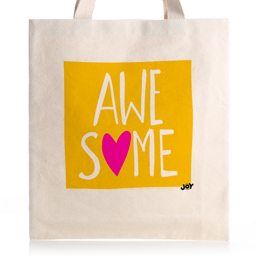Awesome Typography Tote Bag