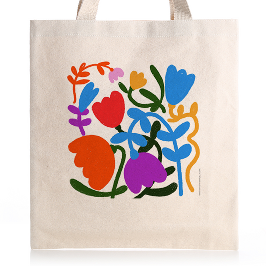 Flower Patterns Tote Bag