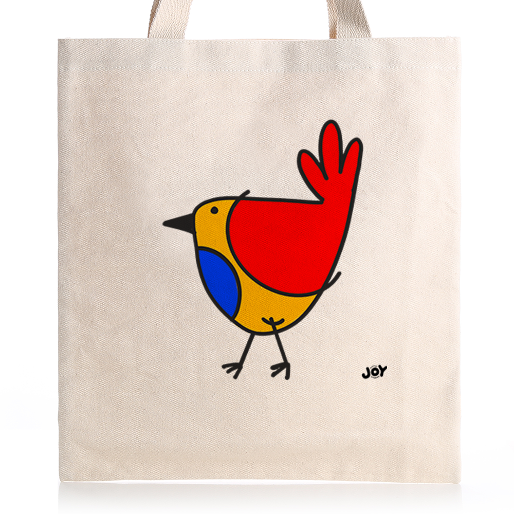 Colourful Bird Art Tote Bag