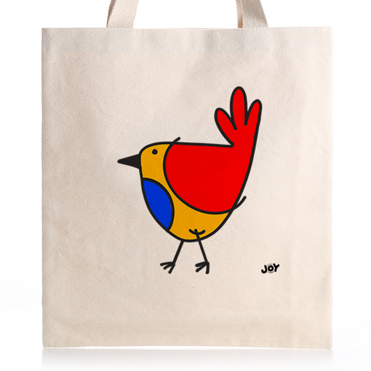 Colourful Bird Art Tote Bag