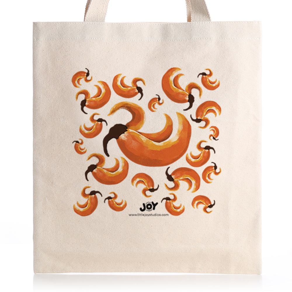 Palash Flower (Sacred) Pattern Tote Bag