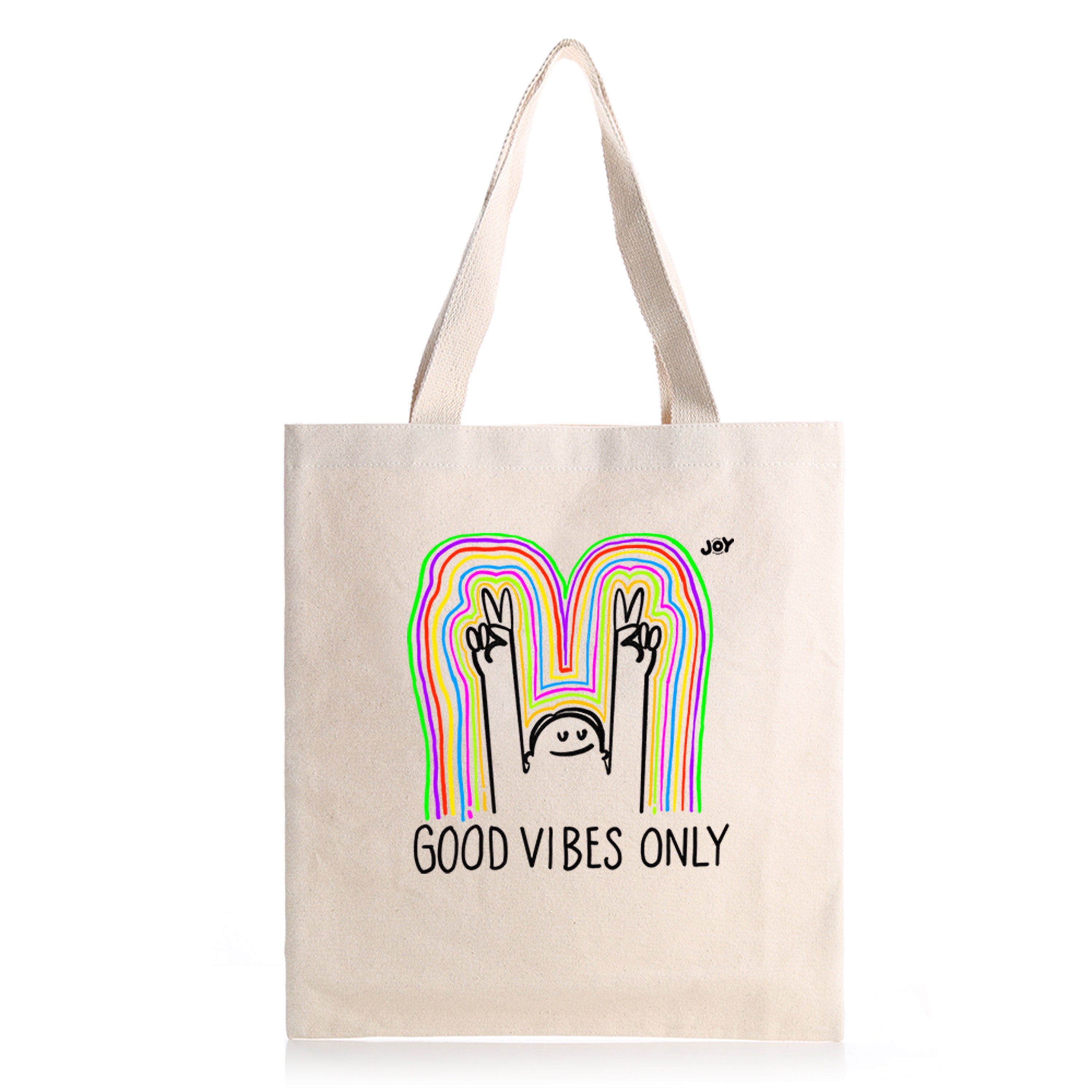 Good Vibes Only - Doodle Art Tote Bag