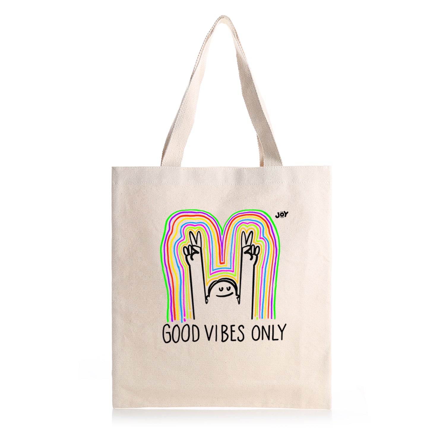 Good Vibes Only - Doodle Art Tote Bag