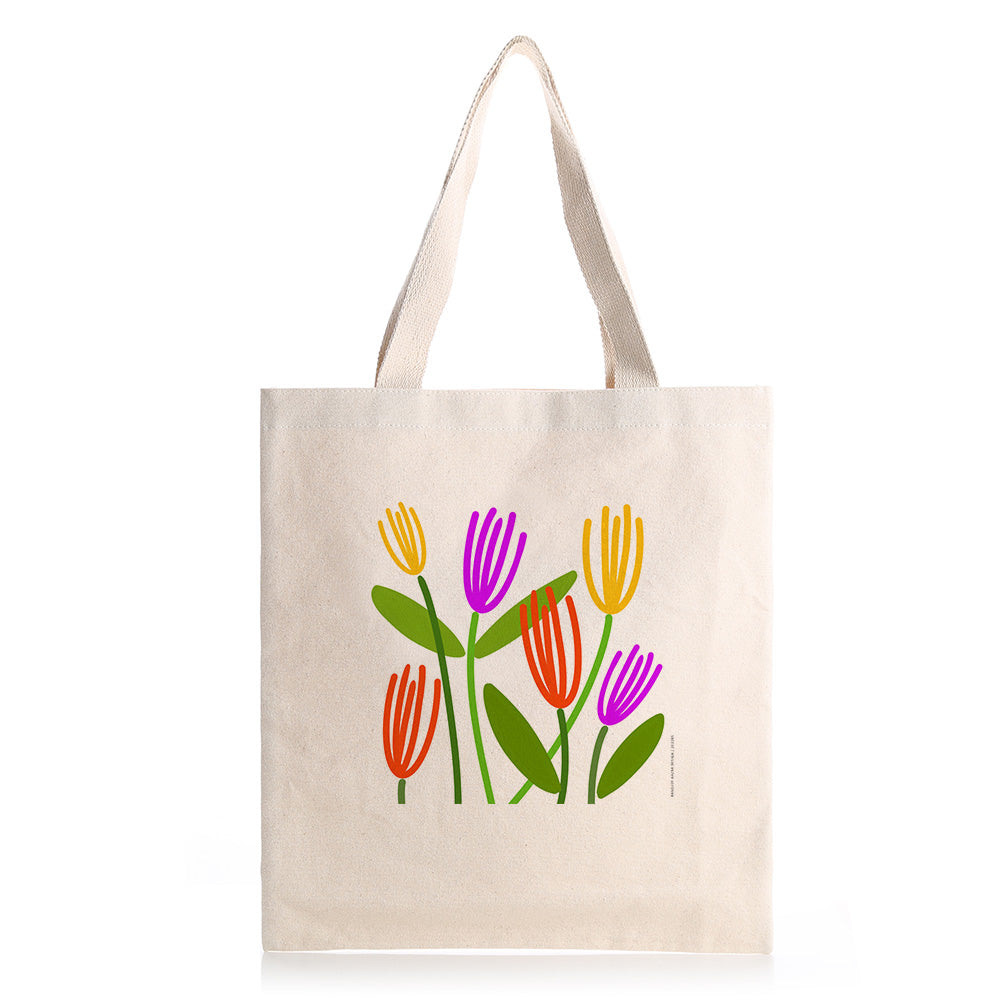 Flower Patterns Tote Bag