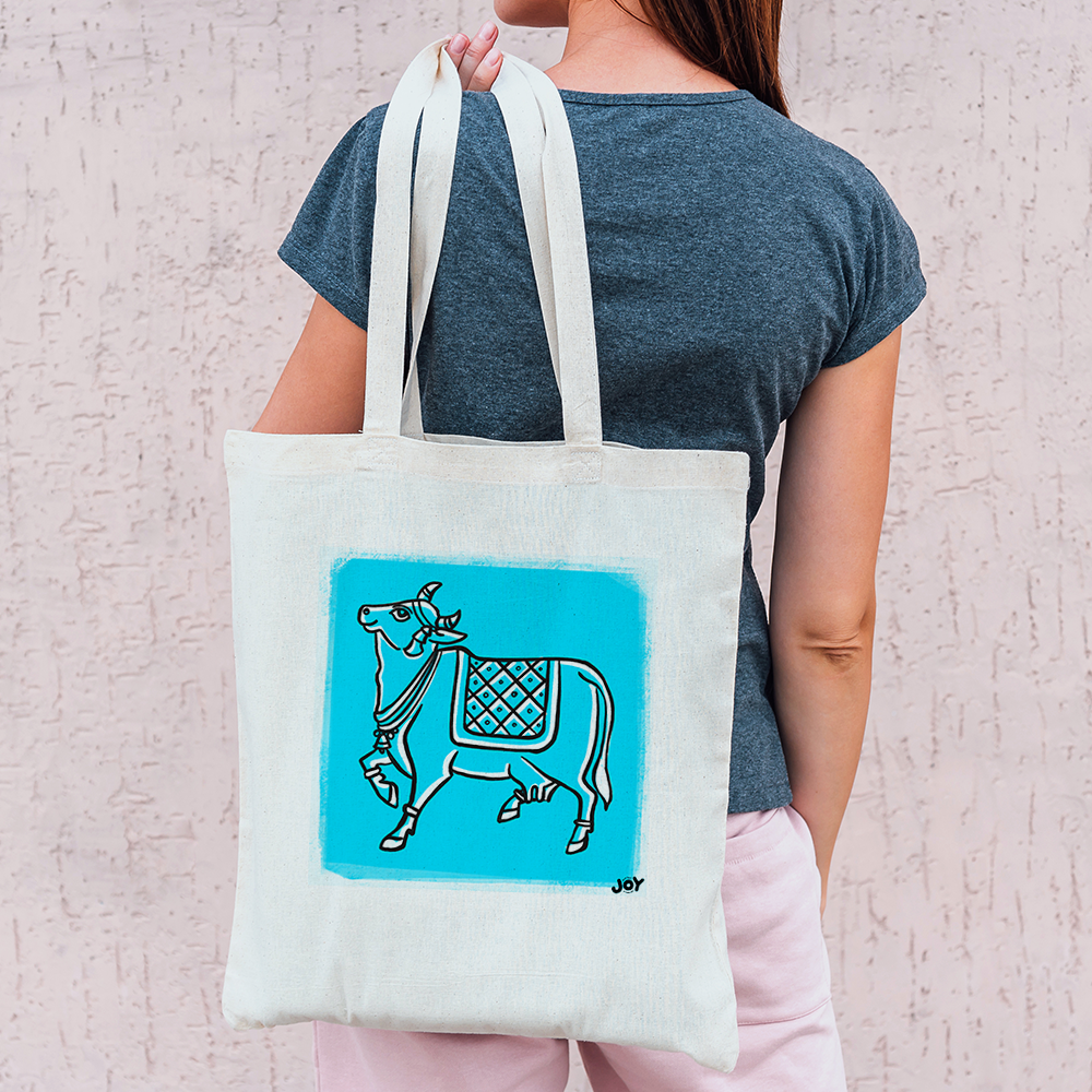 Holy Cow Art Tote Bag