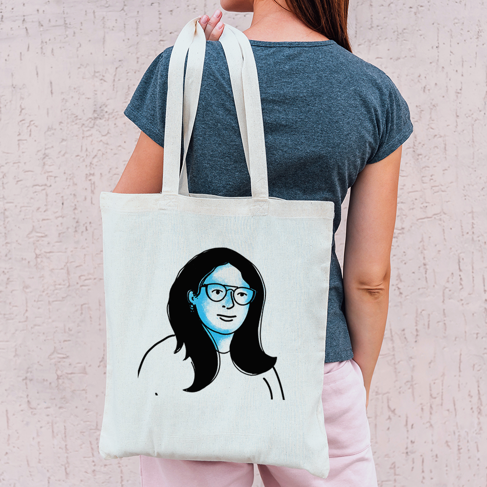 Minimalist Portraits Art - Tote