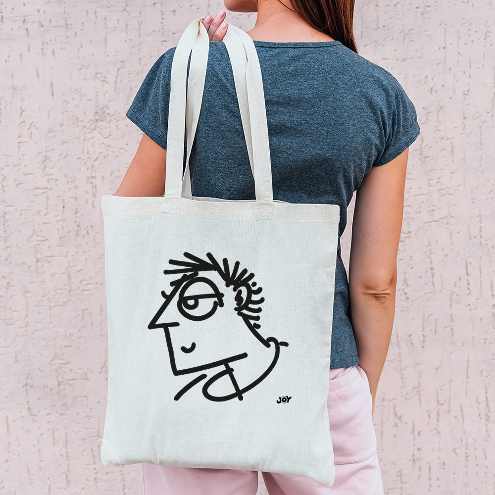 Portrait - Minimal Illustration Art Tote Bag