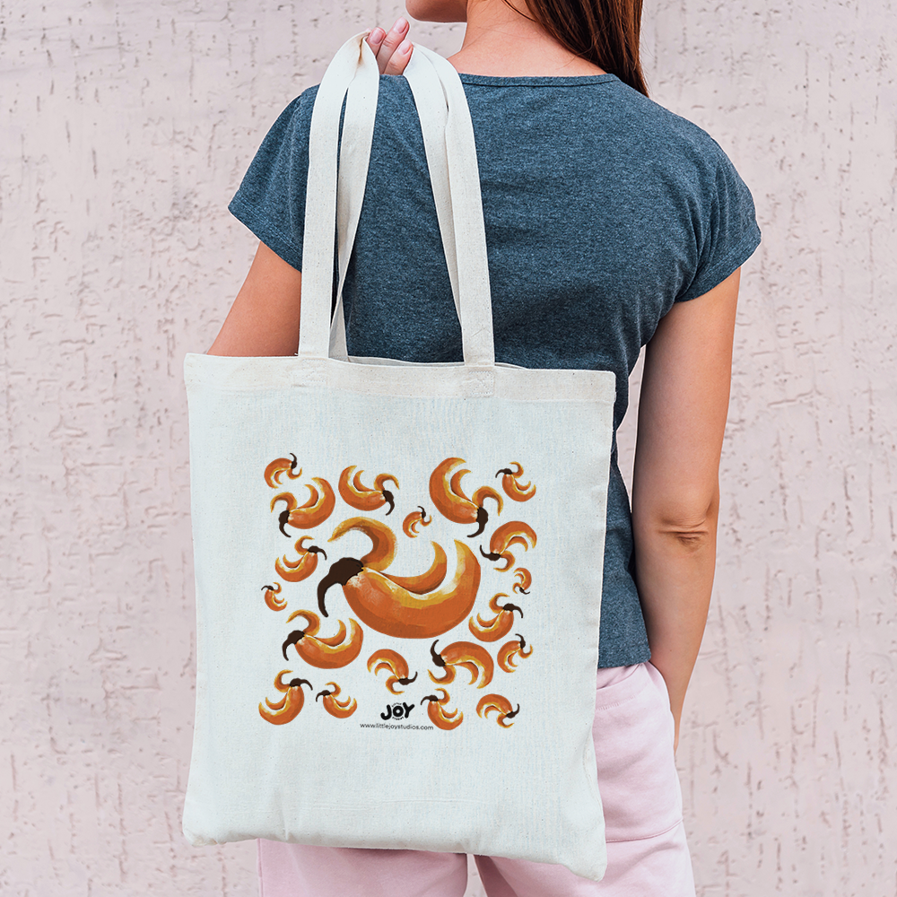 Palash Flower (Sacred) Pattern Tote Bag