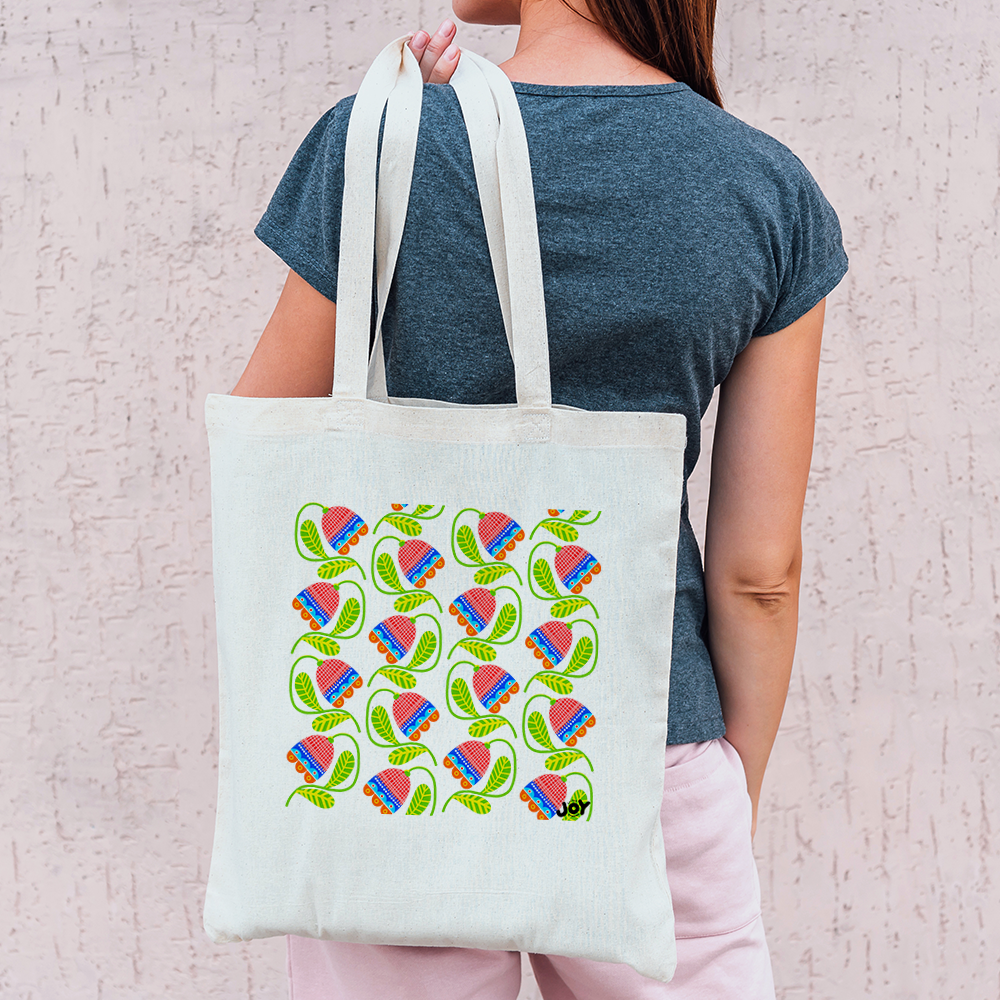 Wild Flower Patterns Tote Bag