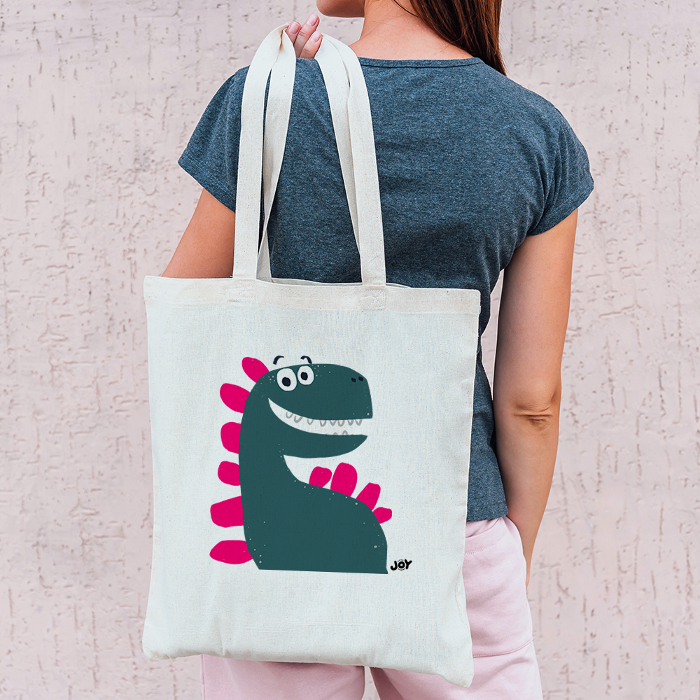 Dino Art Tote Bag