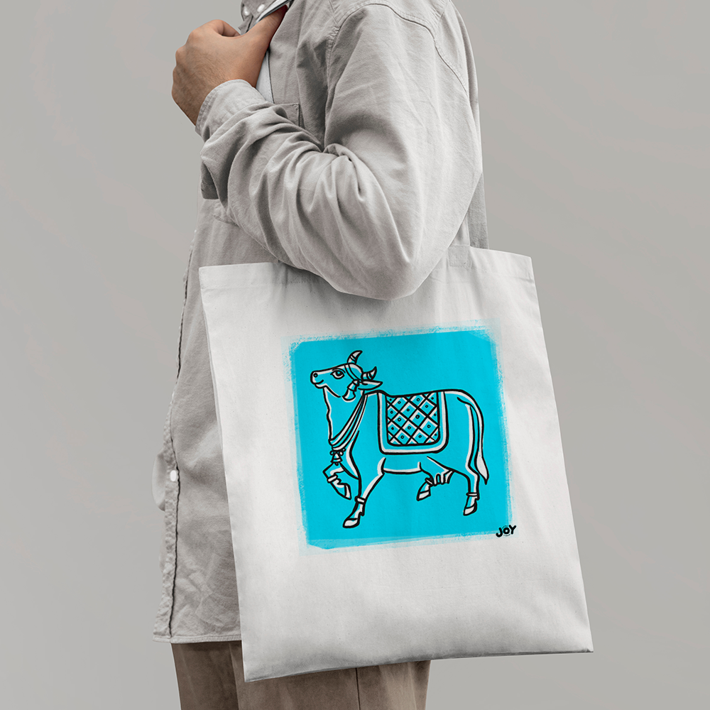 Holy Cow Art Tote Bag