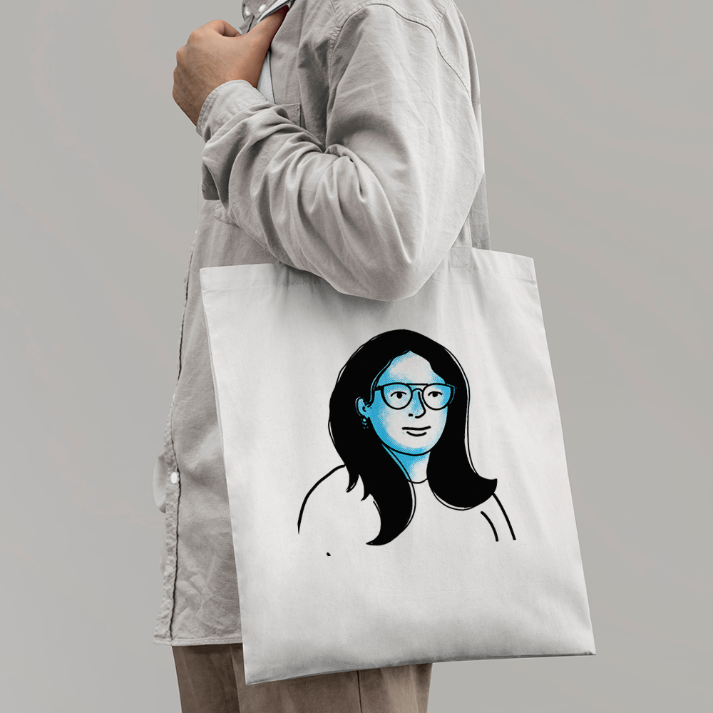 Minimalist Portraits Art - Tote