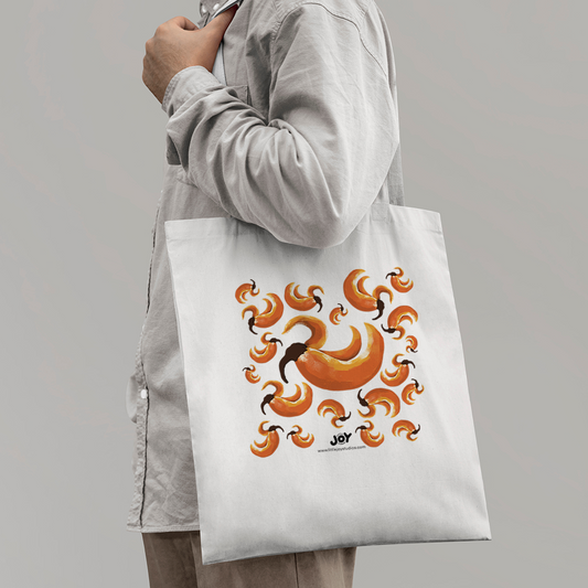 Palash Flower (Sacred) Pattern Tote Bag