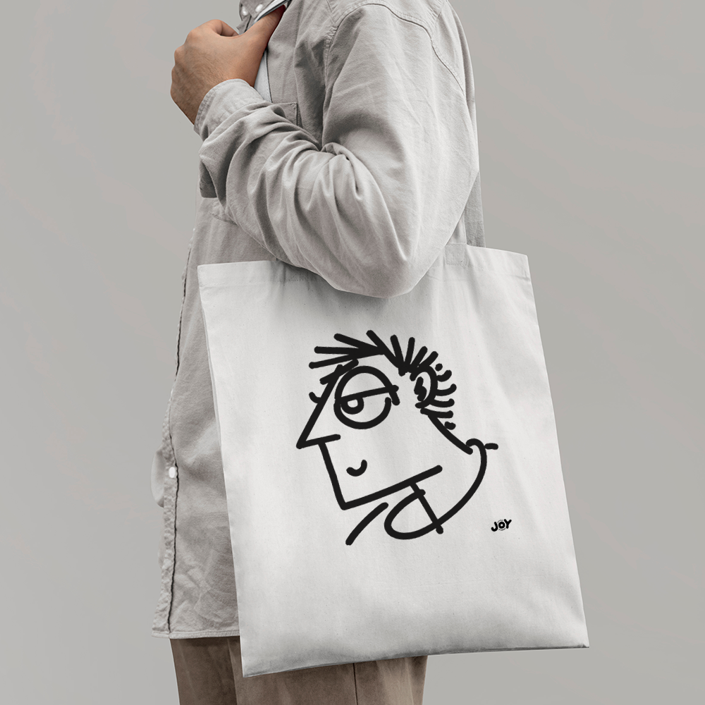 Portrait - Minimal Illustration Art Tote Bag