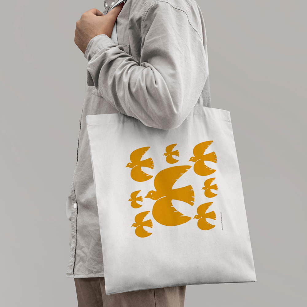 Free Flying Birds Tote Bag