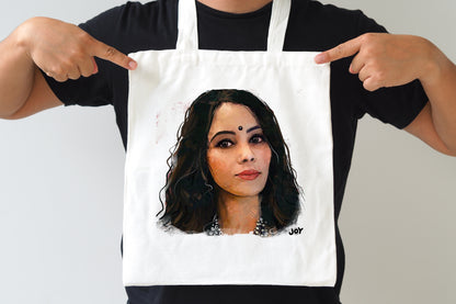 Detailed Portrait Art - Tote